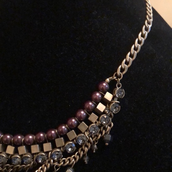 Silpada K&R Purple Jeweled Necklace - Picture 3 of 4